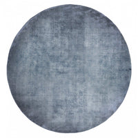 Teppich Linen Dark blue Round 300 cm