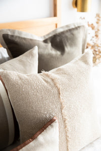 Paloma Living Kissen Linen Palma Olive 55x55