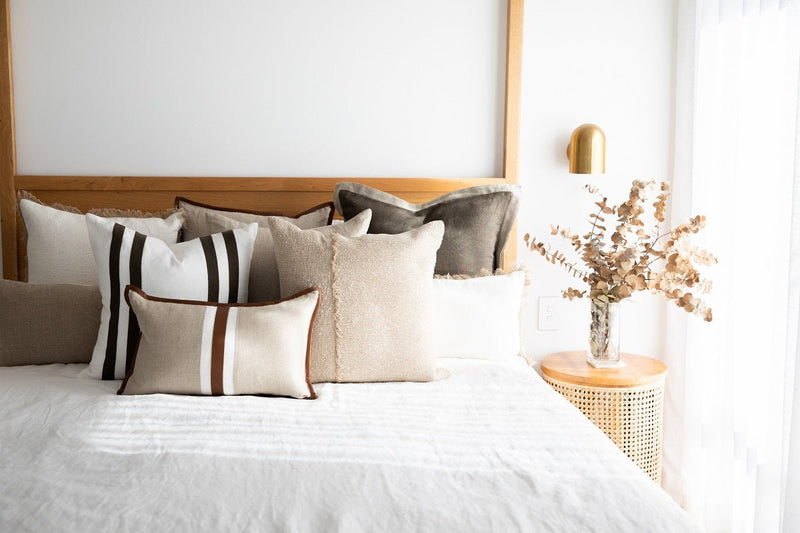 Paloma Living Kissen Linen Palma Olive 55x55