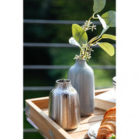 Vase Jula 13 cm silber