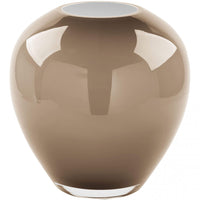 Vase Losone H20 cm beige opal