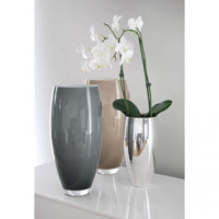 Vase Africa H40 cm opal grau