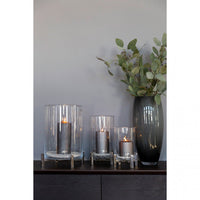 Vase Africa H40 cm opal grau