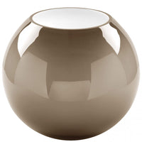 Vase Moon beige opal H21 cm