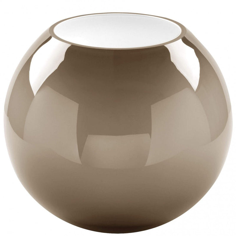 Vase Moon beige opal H21 cm