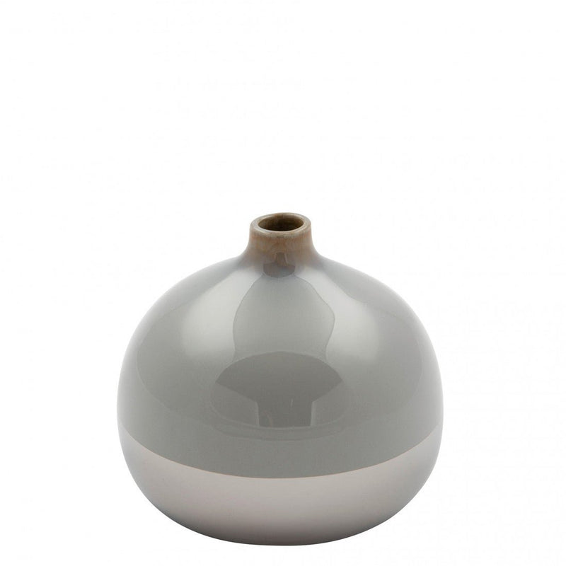 Vase Jenna H11cm bleu-silber