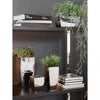 Blumentopf Cube H35cm silber