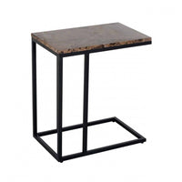 Richmond Beistelltisch Orion with brown marble