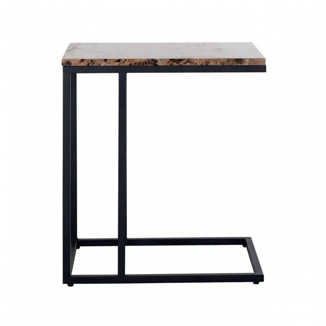 Richmond Beistelltisch Orion with brown marble