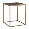 Richmond Beistelltisch Blackbone Brass 50x50cm