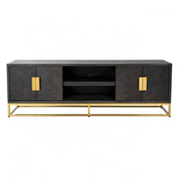 Richmond TV-Kommode 185 Blackbone Gold 185cm