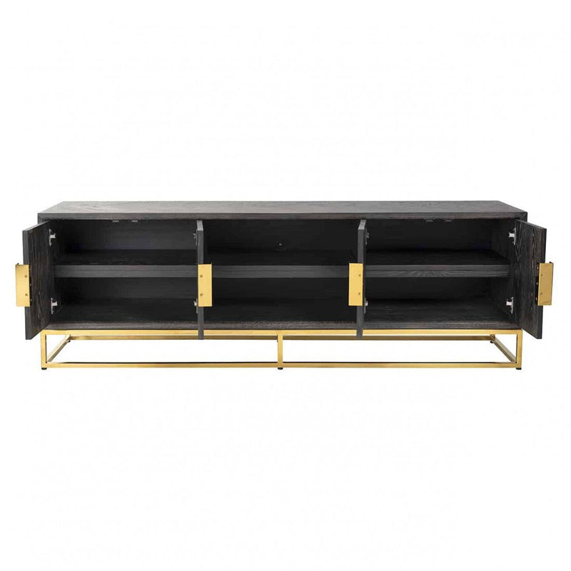 Richmond TV-Kommode 185 Blackbone Gold 185cm