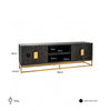 Richmond TV-Kommode 185 Blackbone Gold 185cm