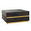 Richmond Couchtisch Blackbone Gold 90x90cm