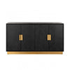 Richmond Anrichte Blackbone Gold 4-Türen
