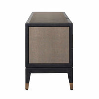 Fernsehkommode Bloomingville mit 4 Türen Shagreen