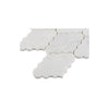 Mosaik Carrara White Crest