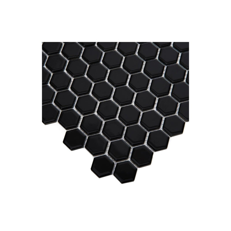 Mosaik Mini Hexagon schwarz