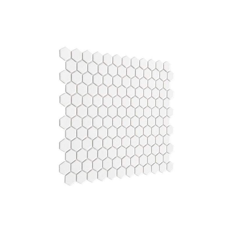 Mosaik Mini Hexagon weiß