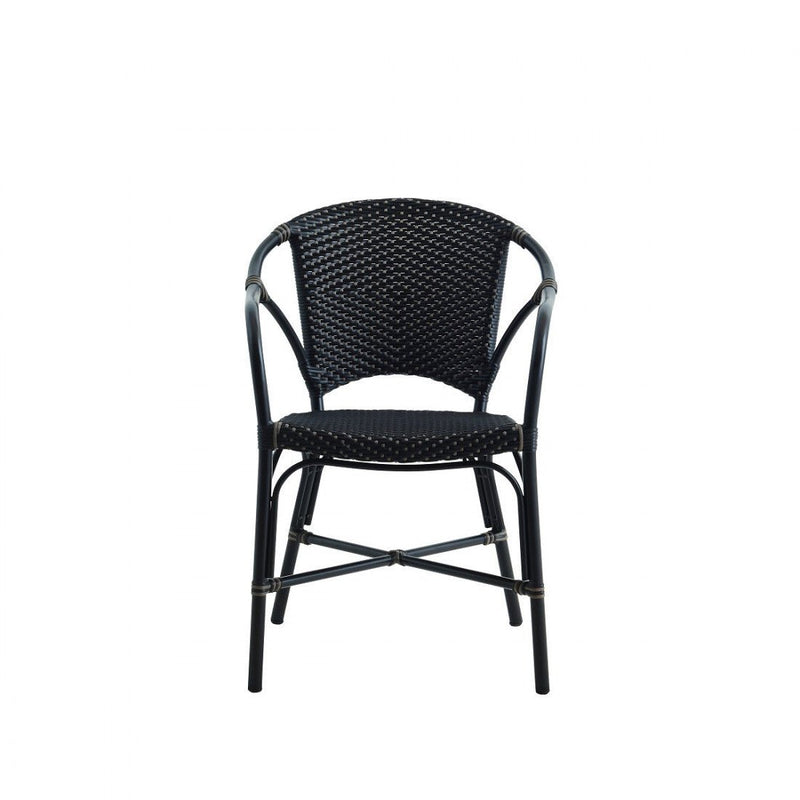 Sika Design Stuhl Valerie AFFÄIRE Alu Rattan schwarz