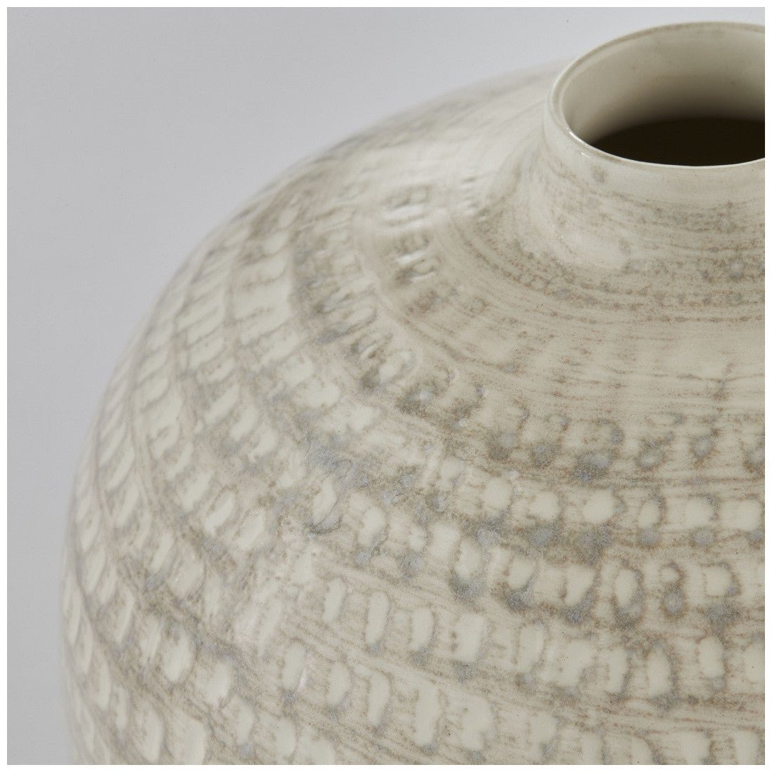 Lene Bjerre Vase Cassandra H15,5cm Silber-Grau