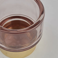 Lene Bjerre Miya Teelichthalter  Rose/Gold H7,5cm