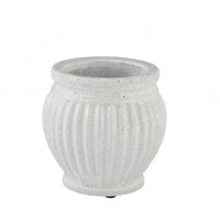 Lene Bjerre Catinia Blumentopf H16cm Weiß