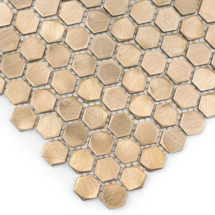Mosaik Allumi Gold Hexagon