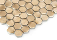 Mosaik Allumi Gold Hexagon