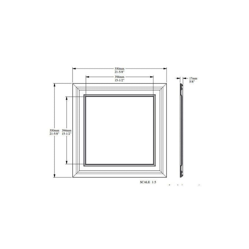 3D Deckengestaltung Zierelement D503