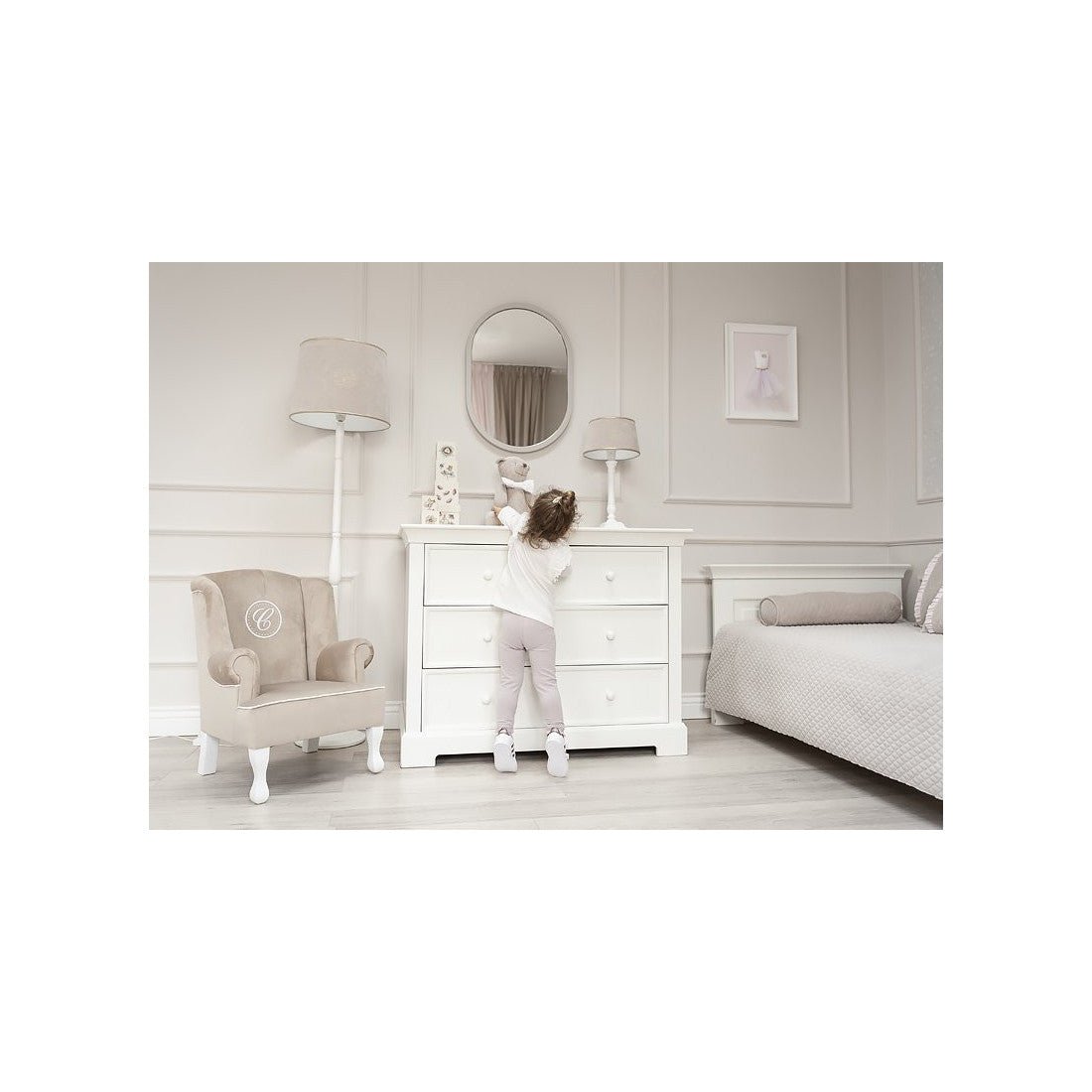 Caramella Mini Ohrensessel Beige