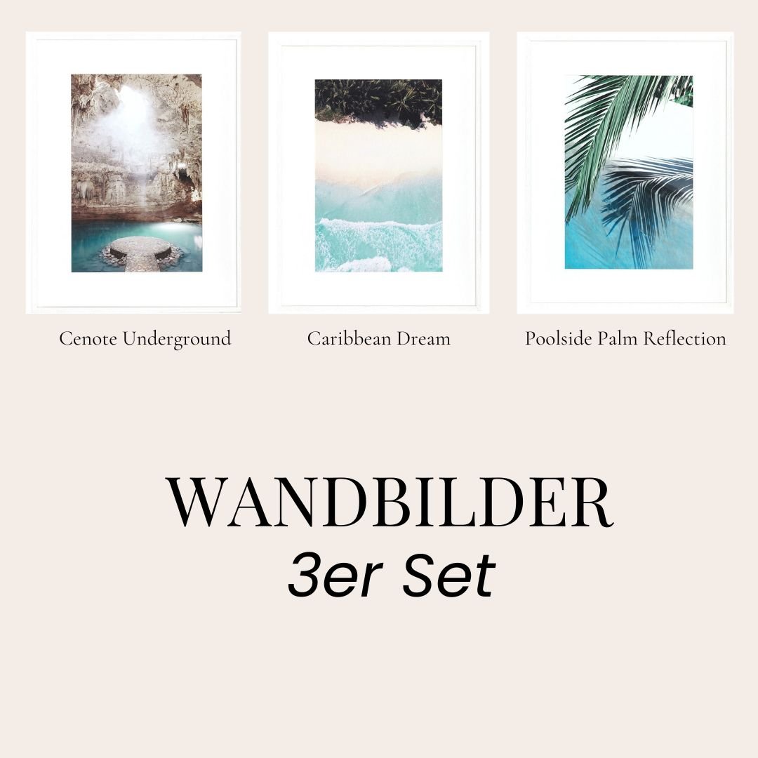 Wandbild Summer 3er Set