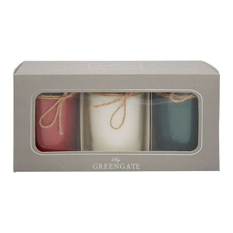 GreenGate Scented candle Winter mix 3 set