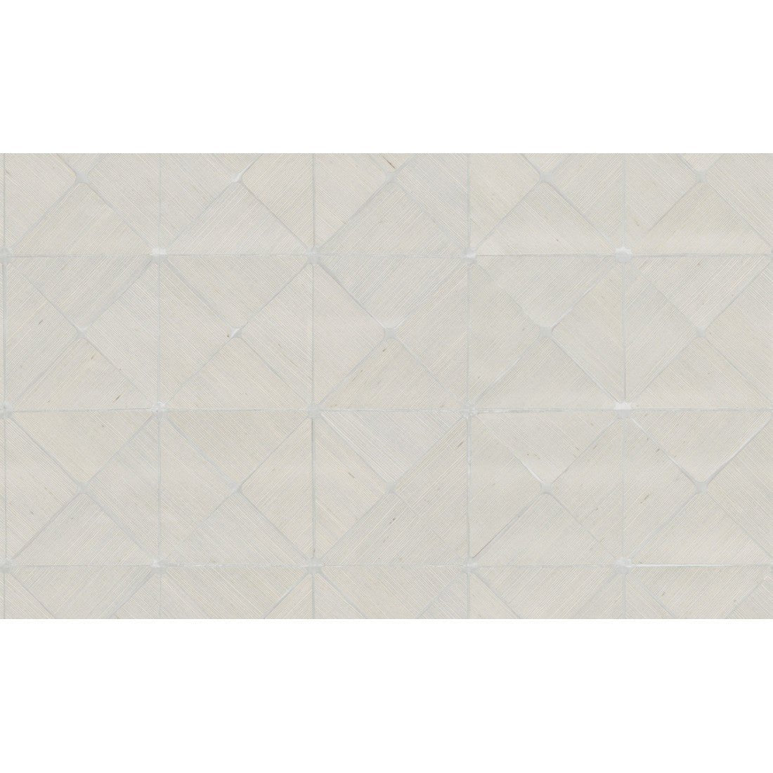Tapete Dazzling Diamond Sisal Grasscloth York Geometric White/Silver