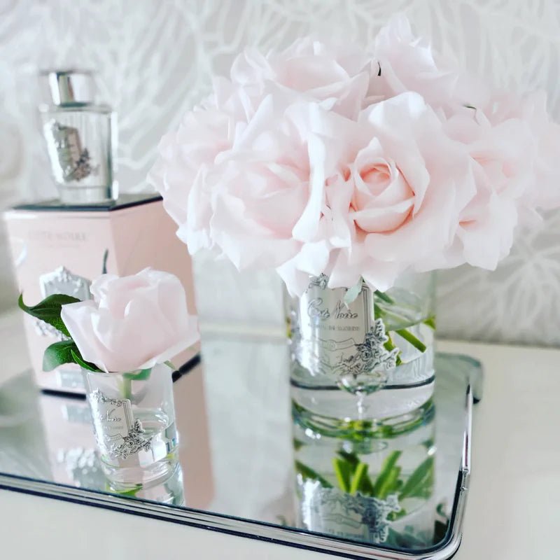 Côte Noire Grand Bouquet French Pink Clear Glass