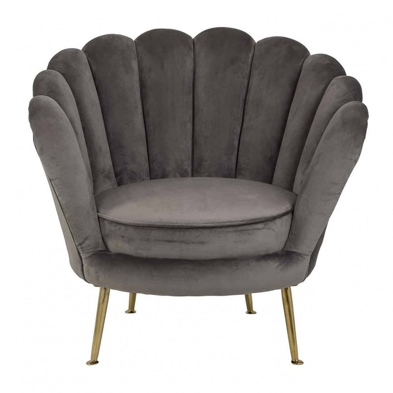 Richmond Sessel Perla Stone Velvet