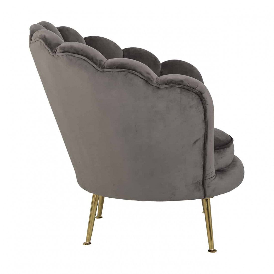 Richmond Sessel Perla Stone Velvet