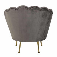 Richmond Sessel Perla Stone Velvet