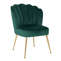 Richmond Stuhl Pippa Green Velvet Gold