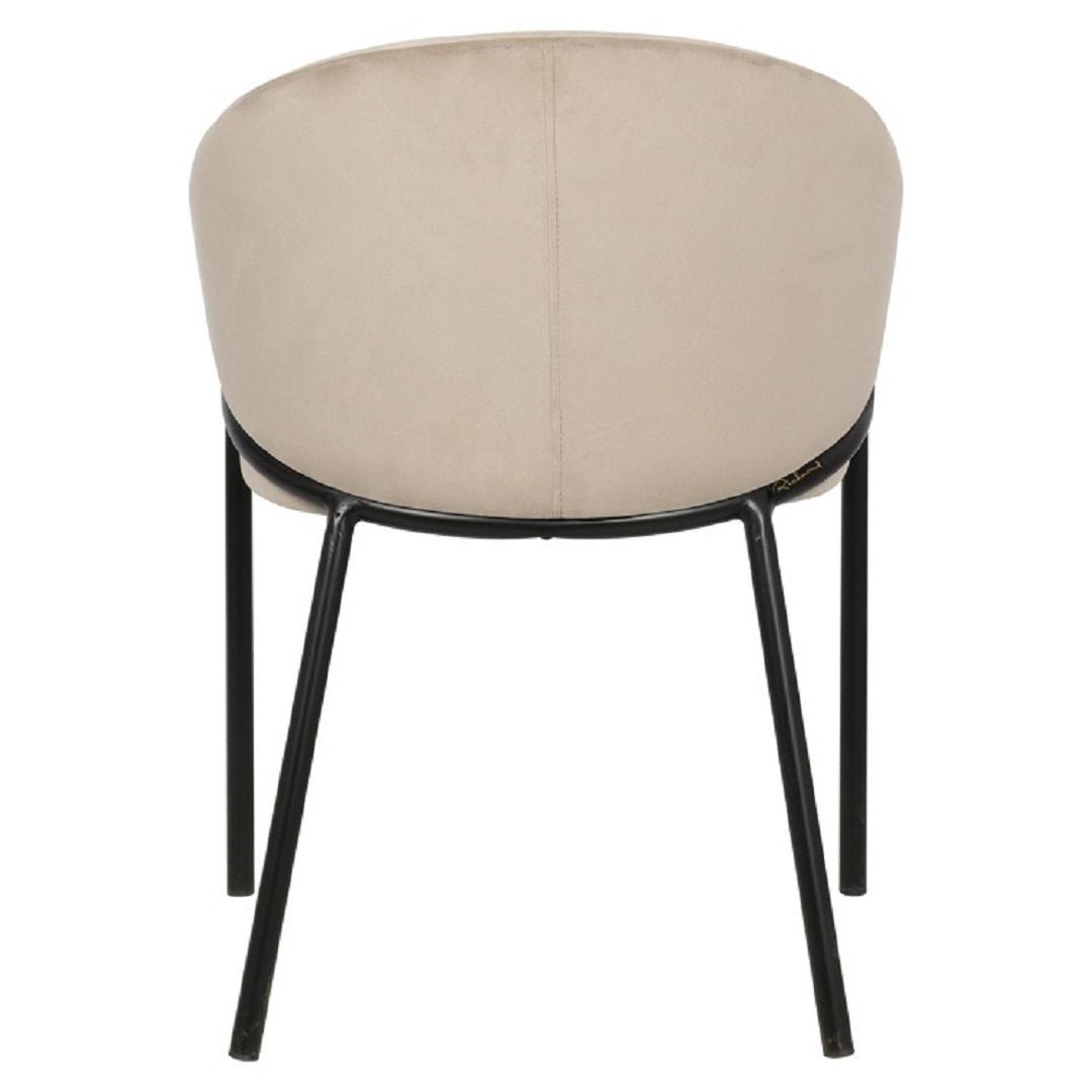 Stuhl Jocasta Khaki Velvet 2er-Set