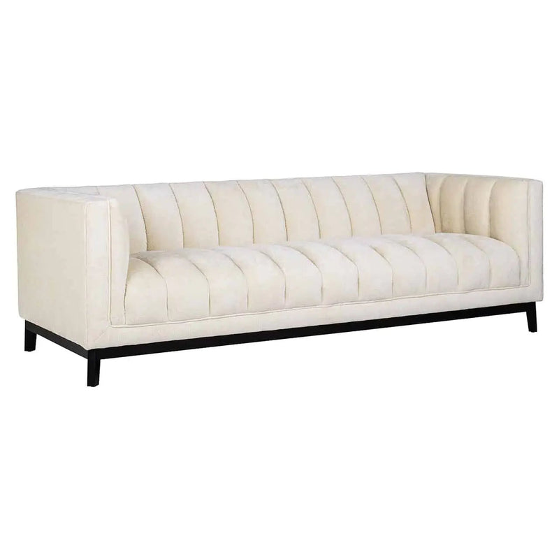 Richmond Couch Beaudy Weiße Chenille