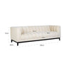 Richmond Couch Beaudy Weiße Chenille